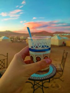 New year's eve in Moroccan desert